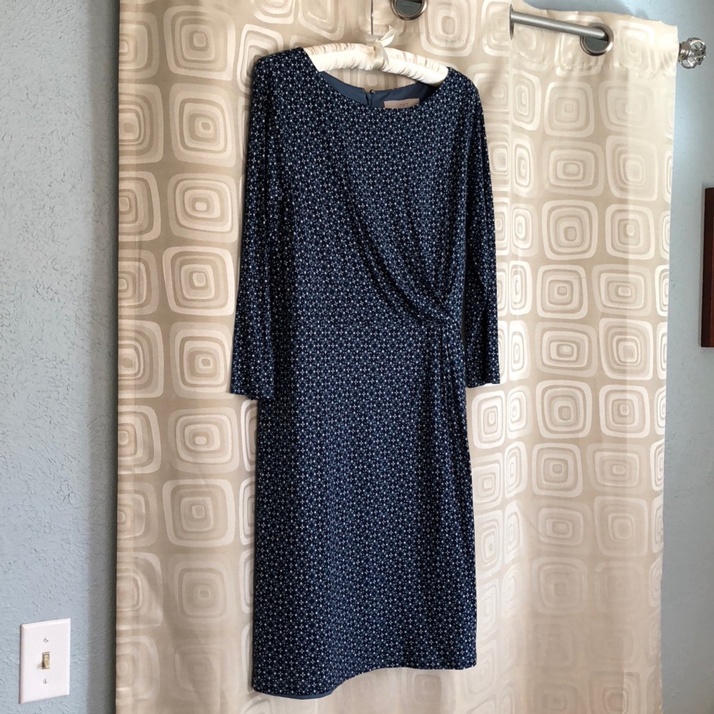 Loft Blue printed dress
